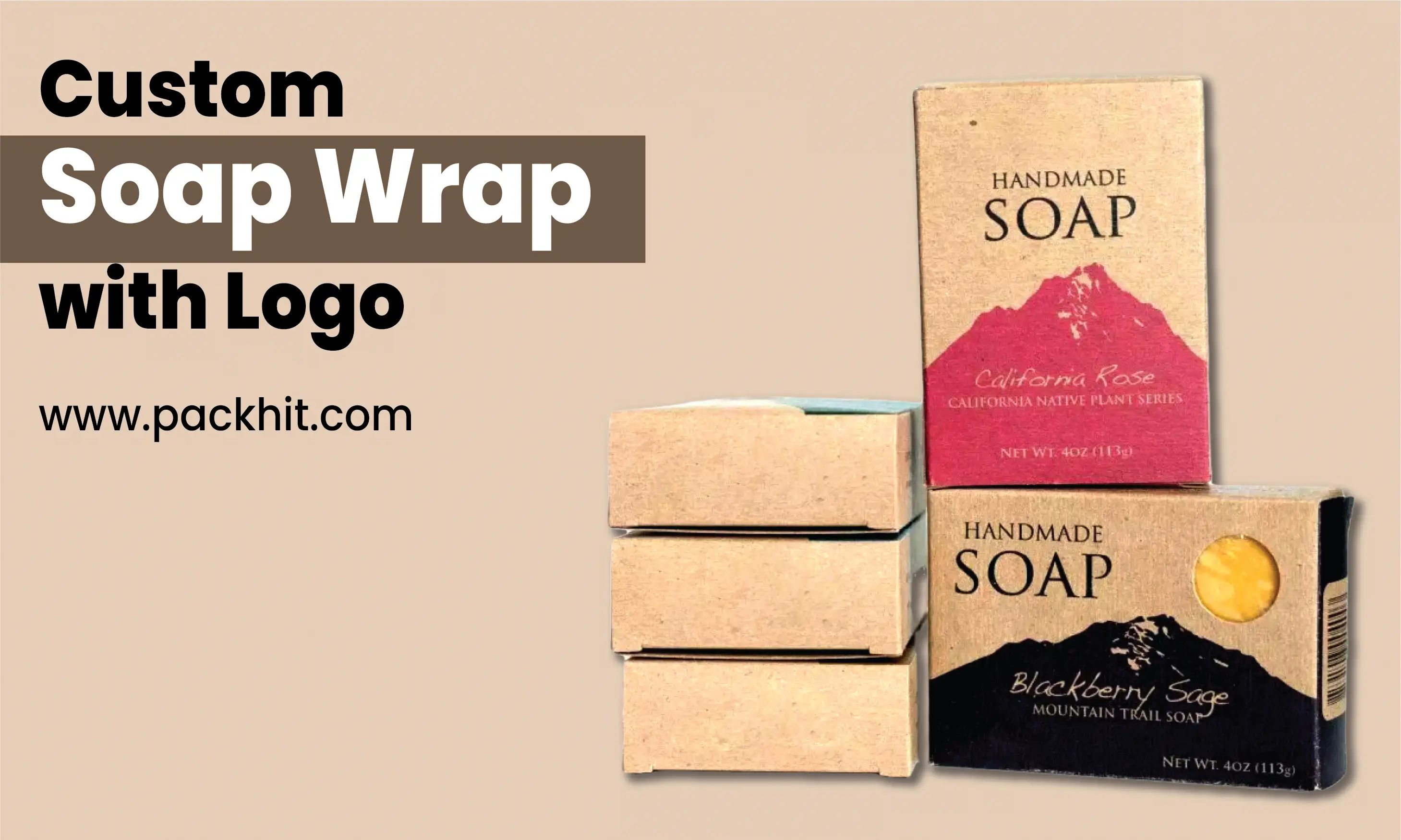 Custom Pouch Soap Wrap