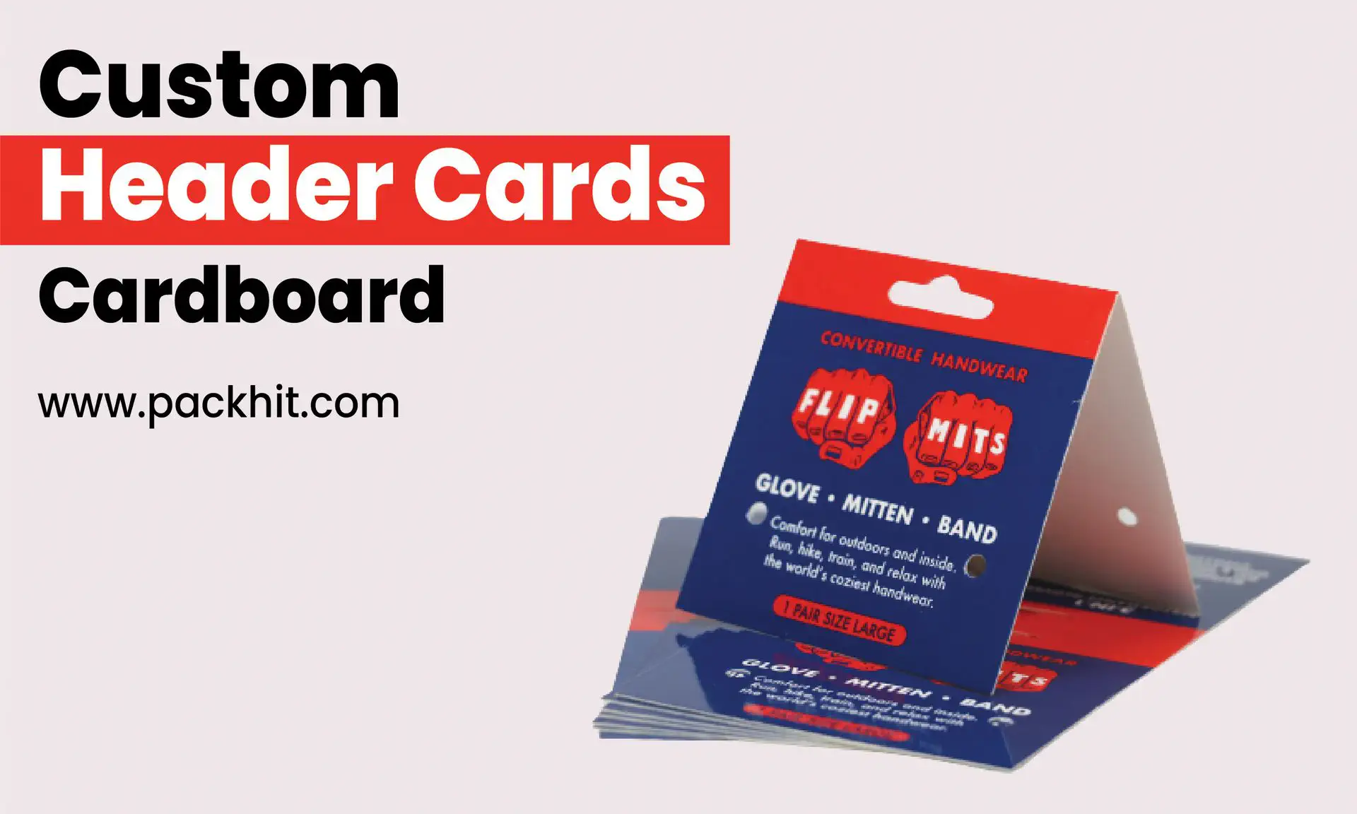 Custom Printed Header Cards
