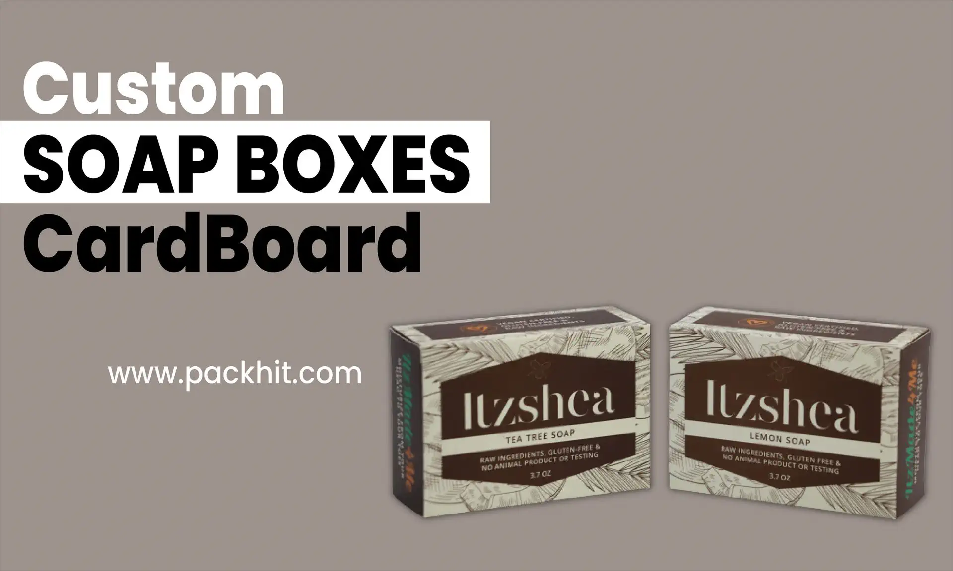 Custom  Cardboard Soap Packaging Boxes Wholesale