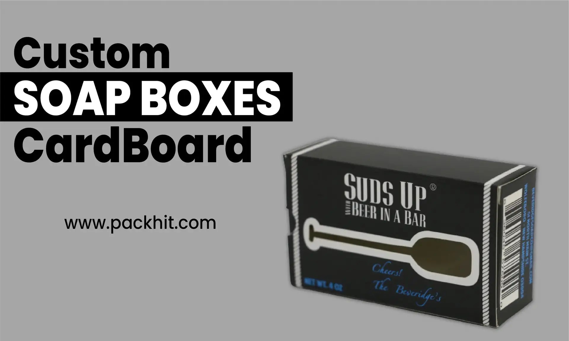 Custom Cardboard Soap Boxes with Window