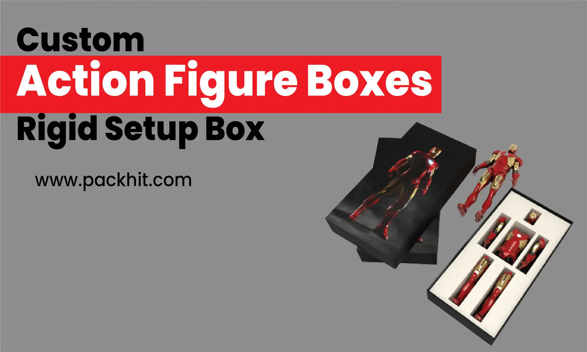 Custom Cardboard Action Figure Packaging Boxes