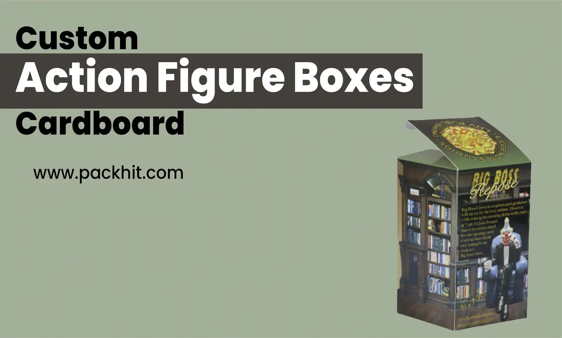 Cardboard Action Figure Packaging Boxes