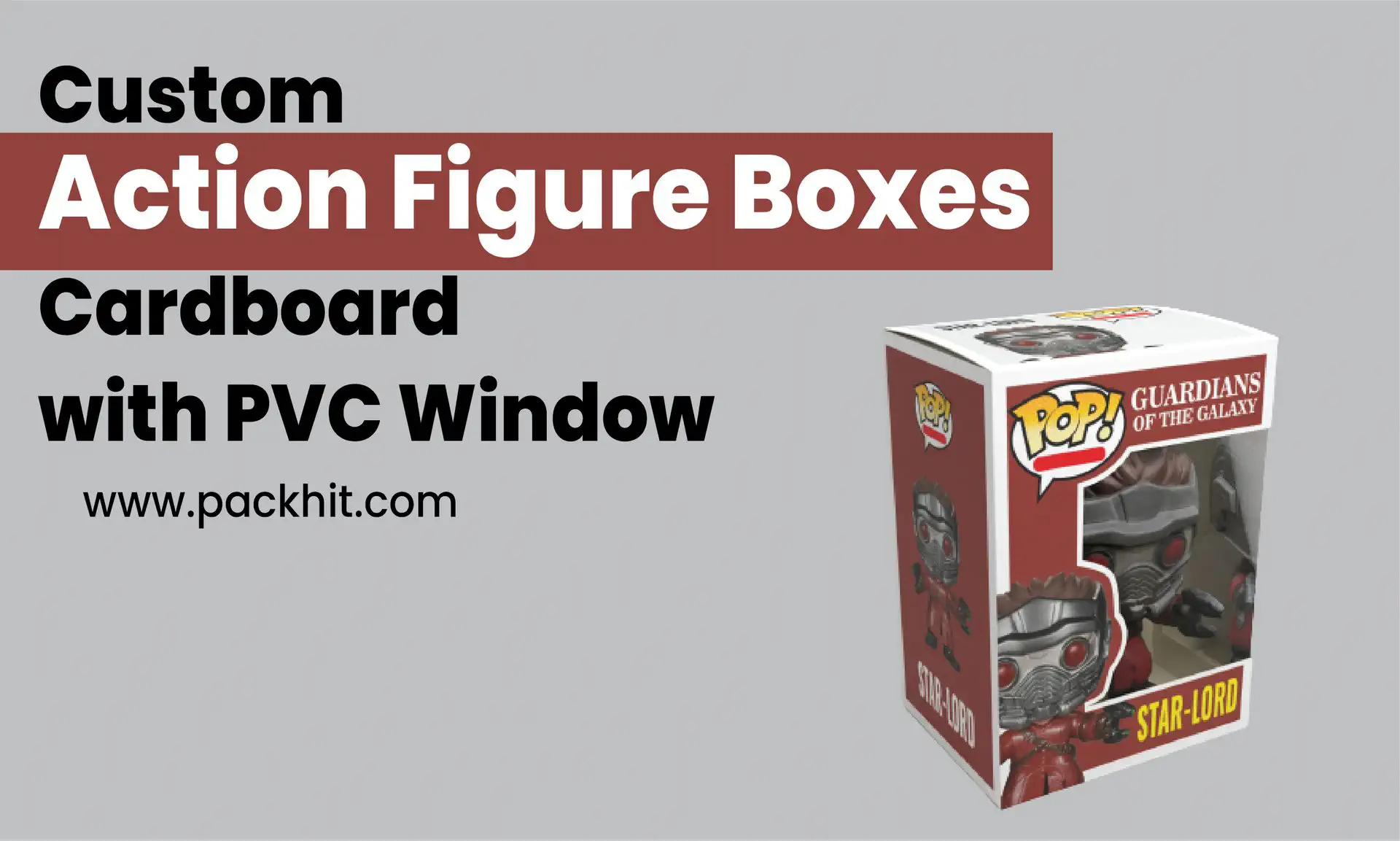 Custom Cardboard Action Figure Packaging Boxes