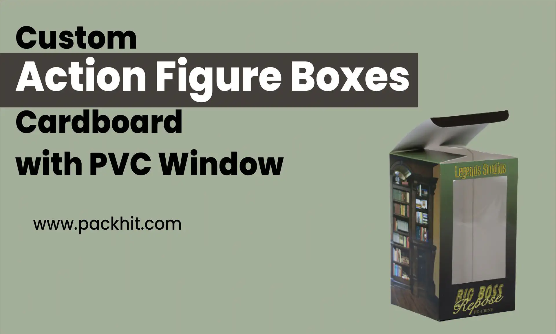 Custom Action figure boxes with window
