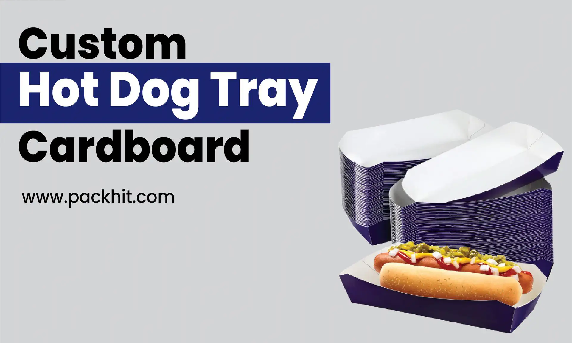 Custom Printed Hot Dog Trays