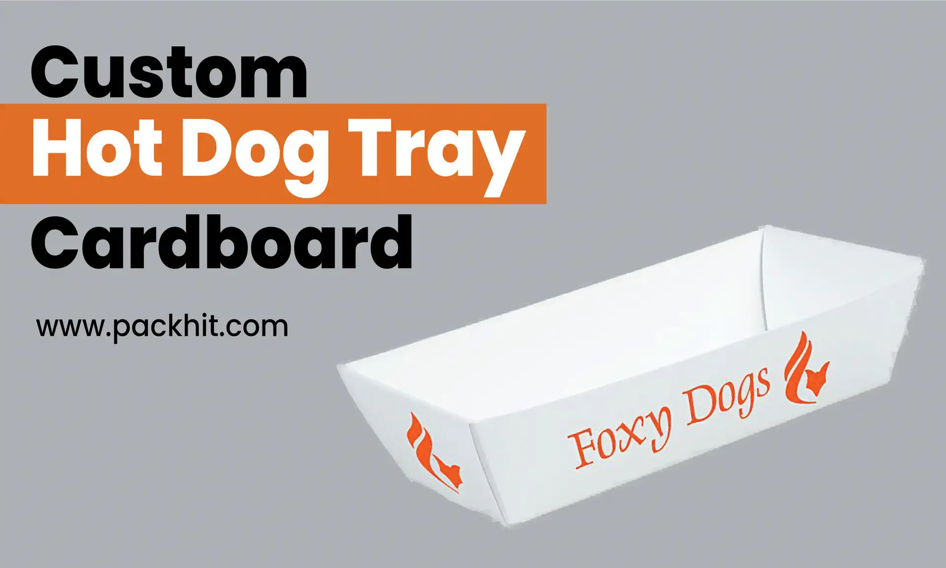 Custom Cardboard Hot Dog Trays