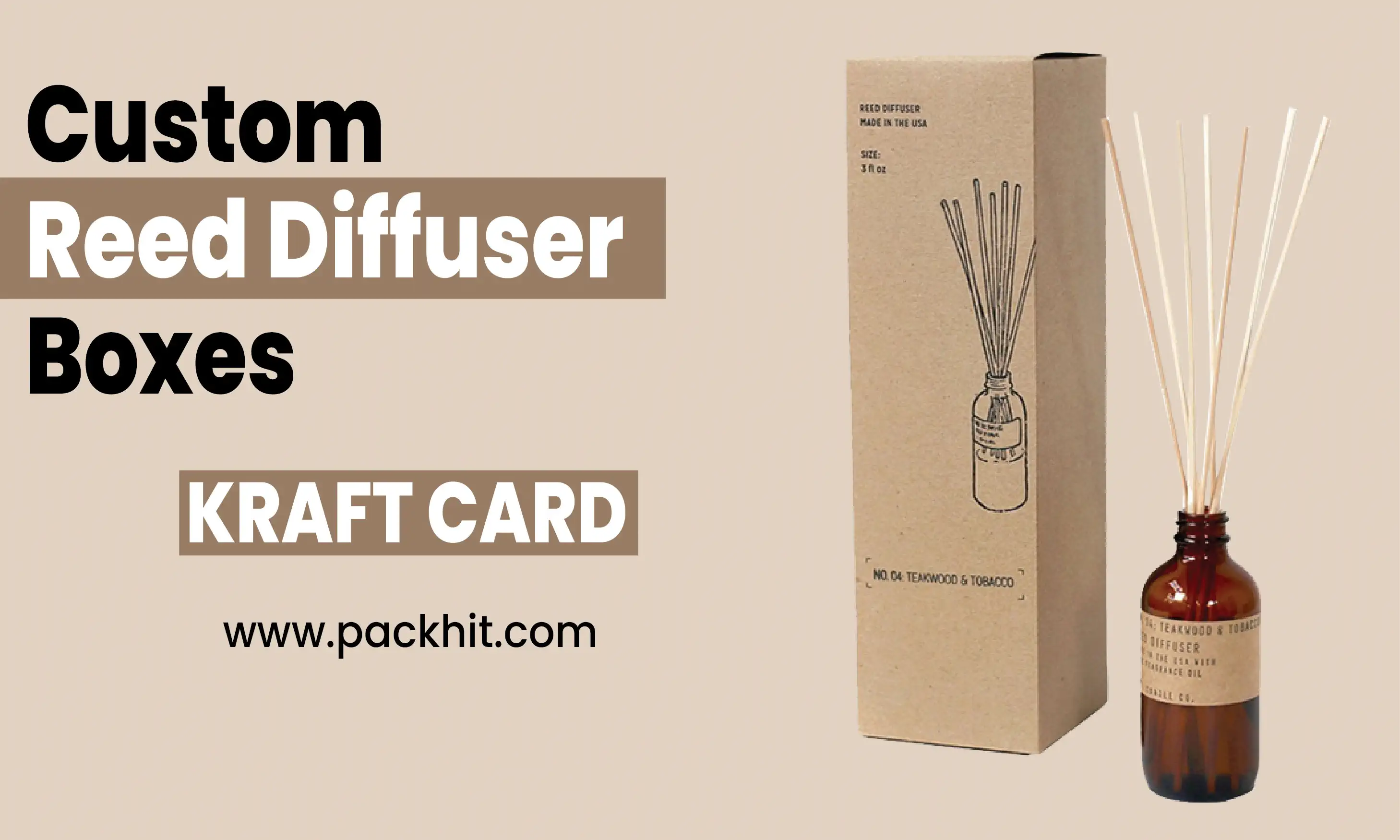 Eco-friendly Reed Diffuser Packaging