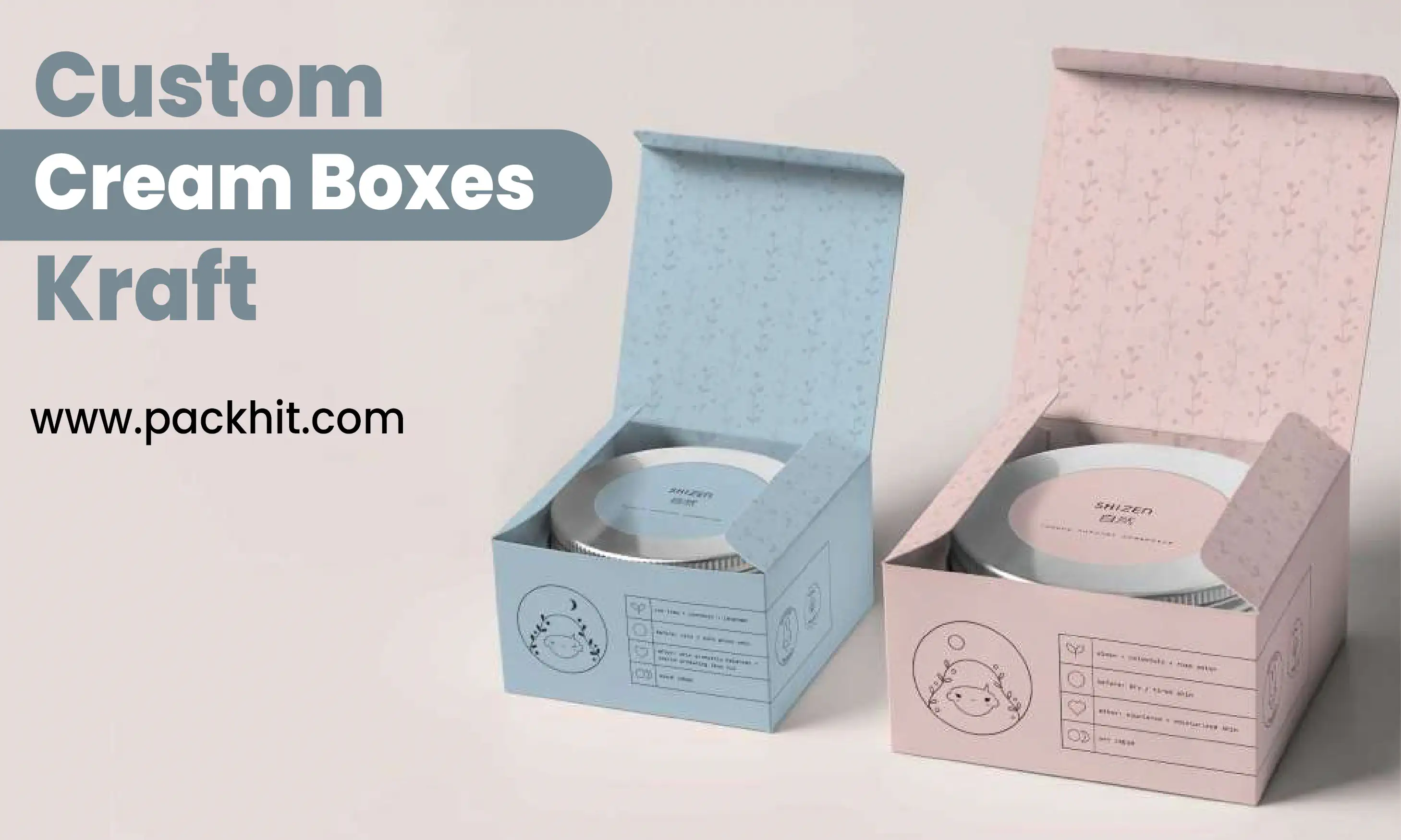 Cardboard Cream Boxes