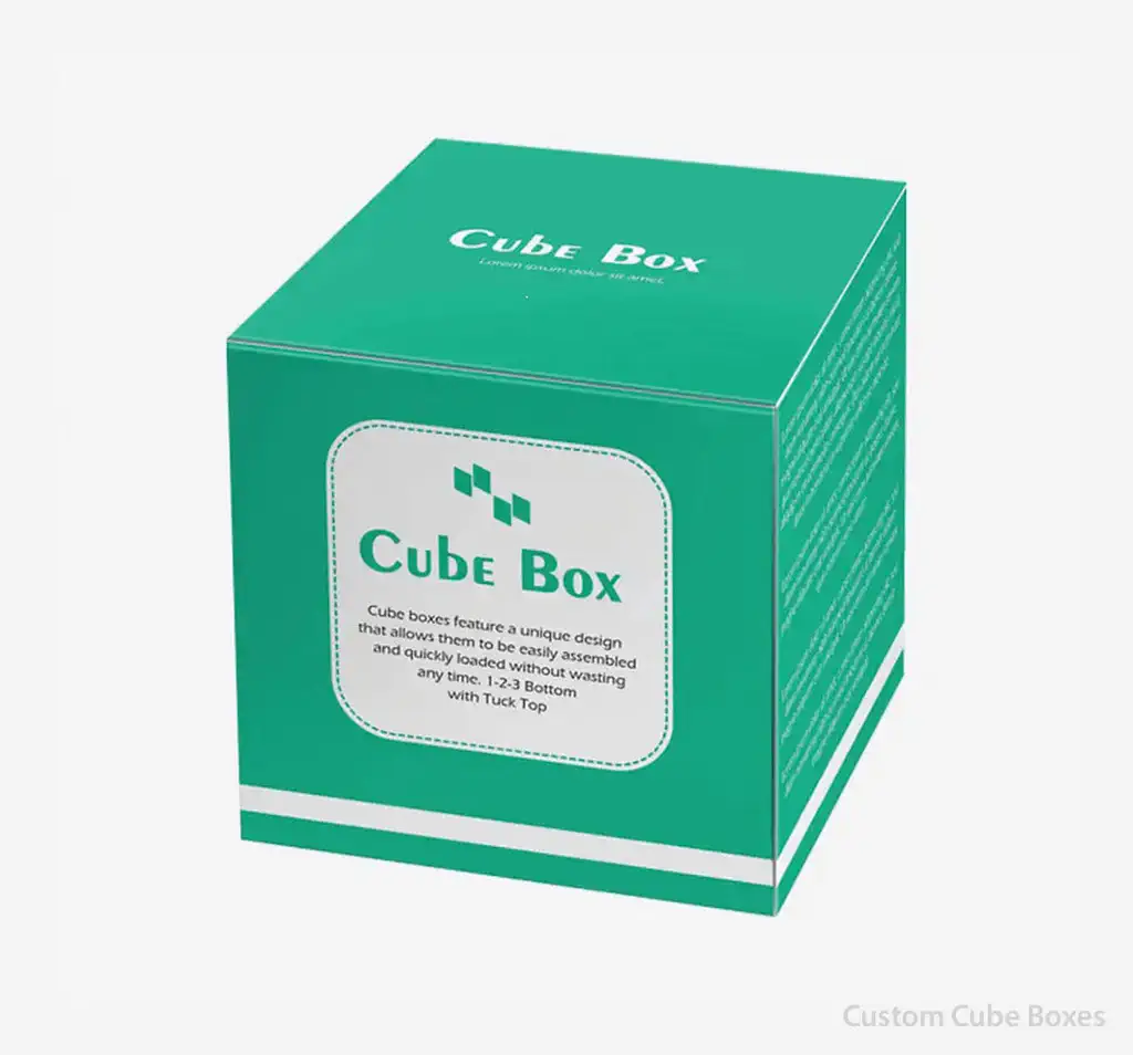 Cube Boxes with logo