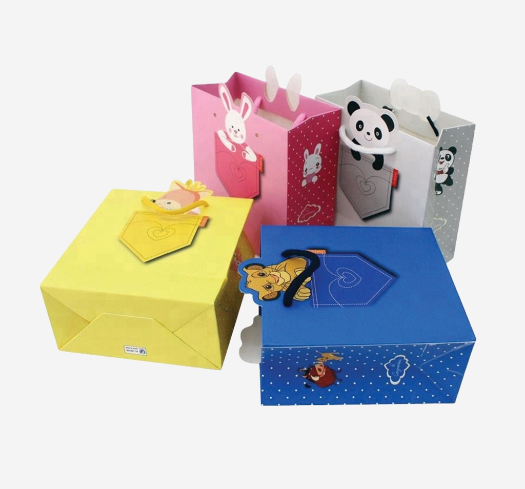 flat paper gift bags