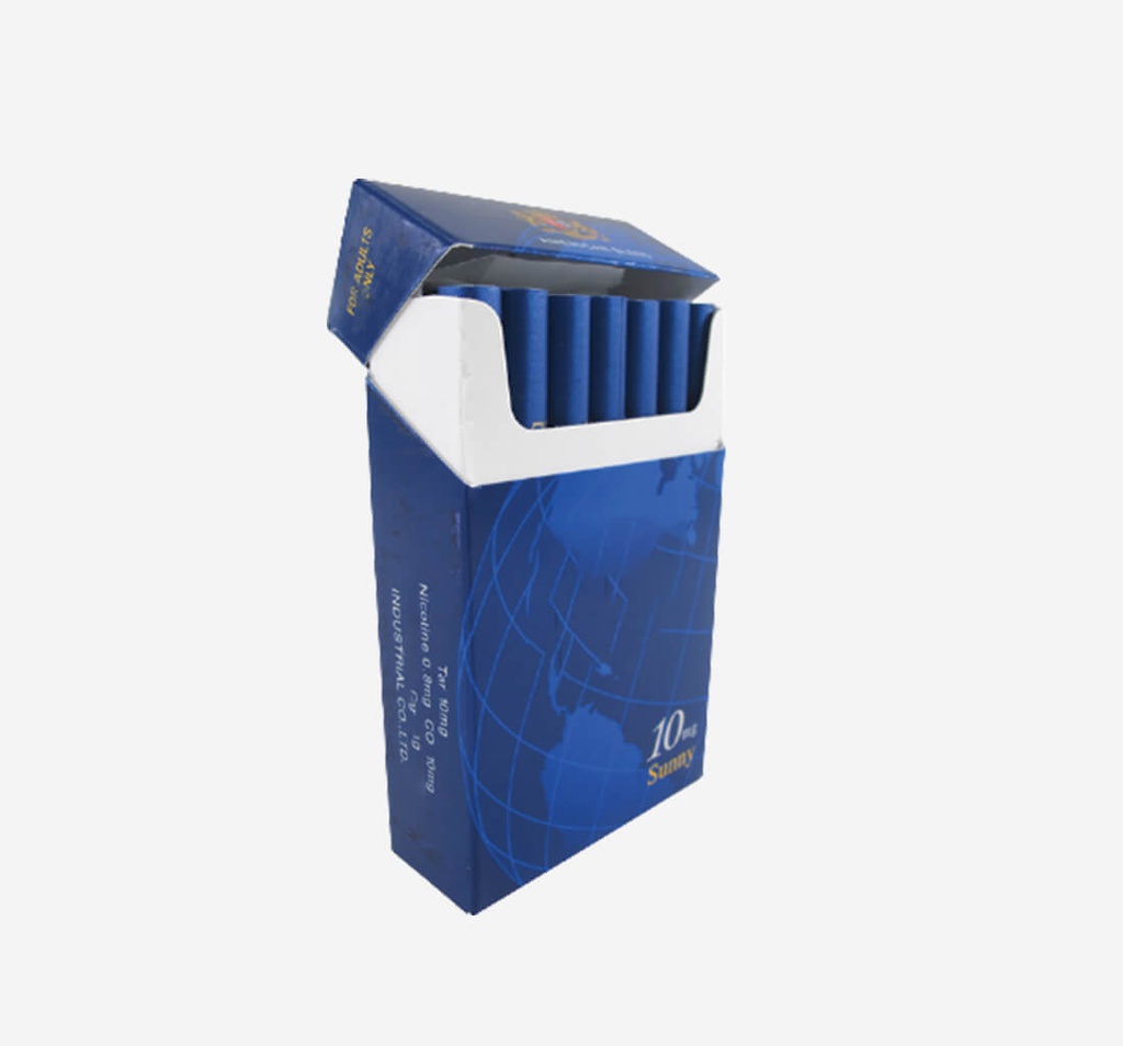 Blue Cigarette Boxes