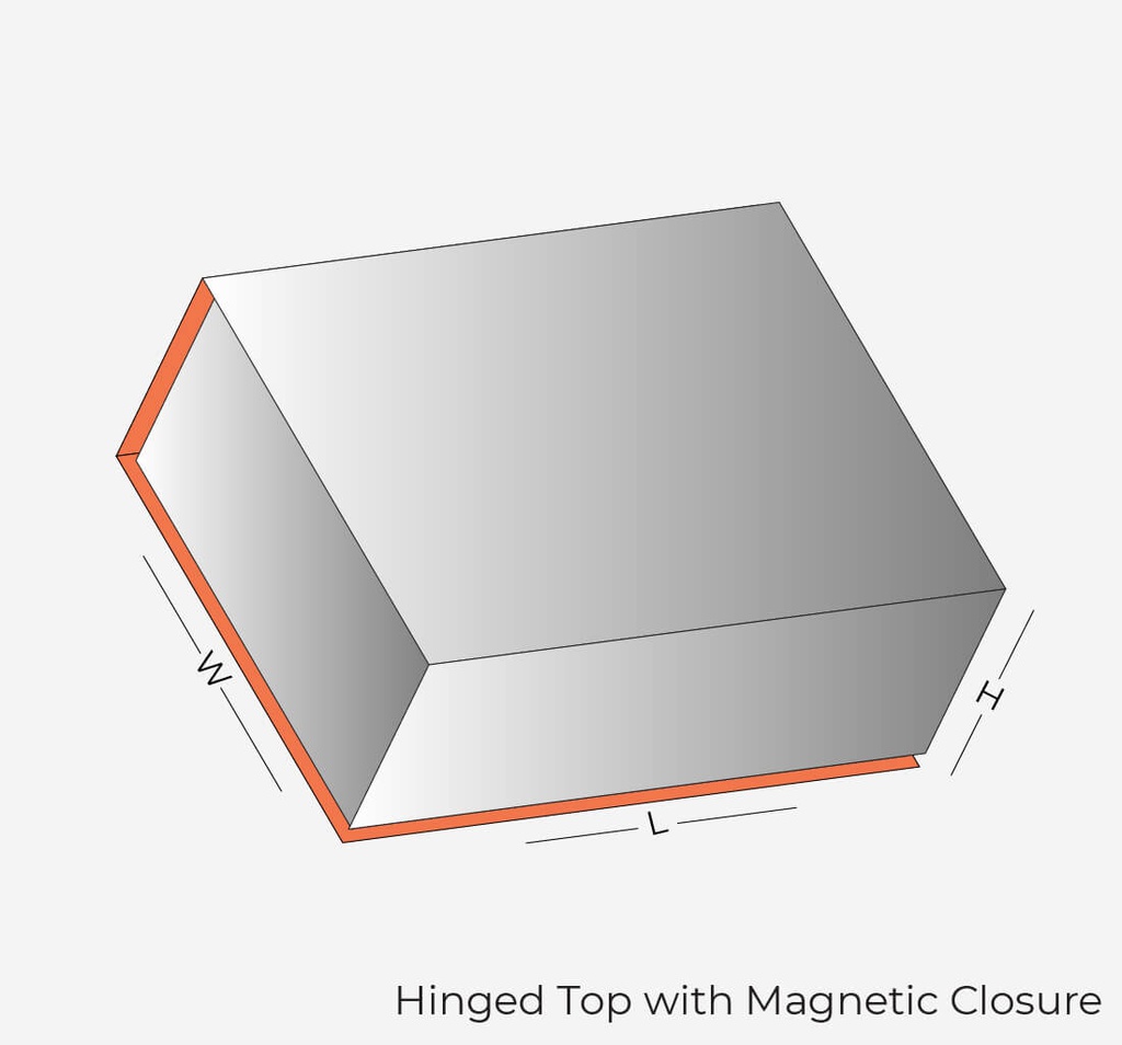 Hinged Top with Magnetic Closure