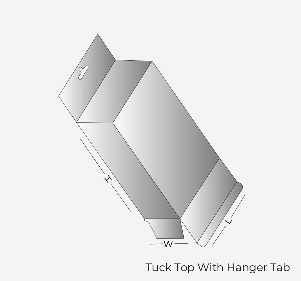 Tuck Top With Hanger Tab Box