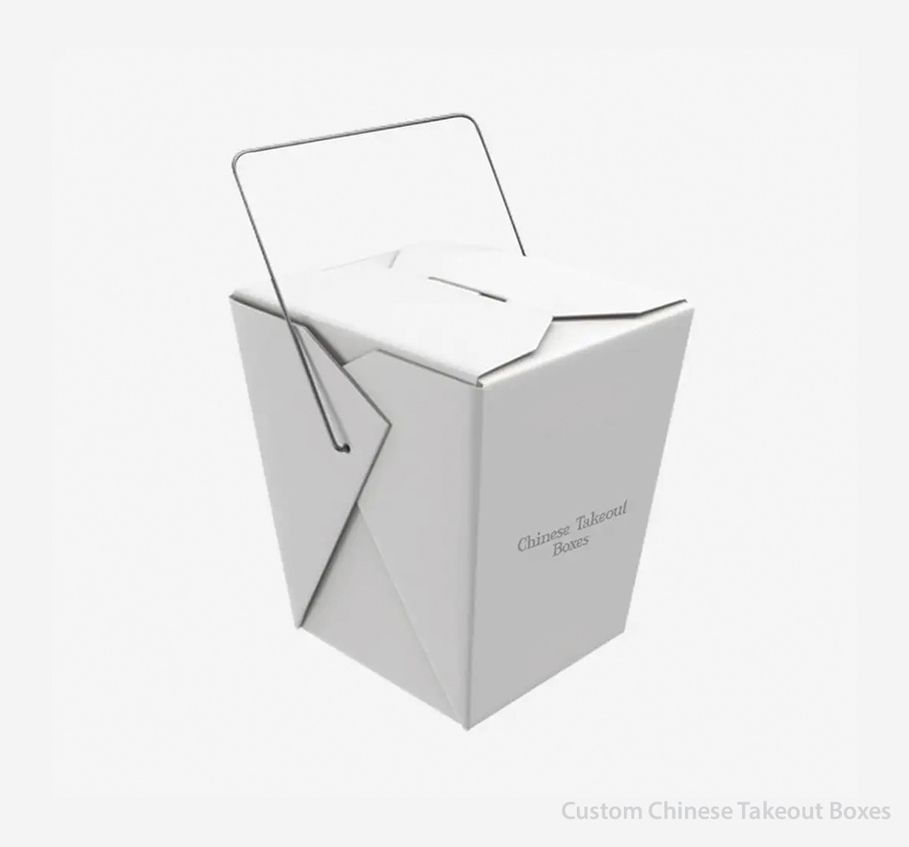 Chinese takeout box template